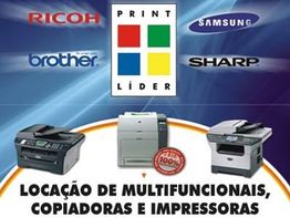 Aluguel de impressoras e copiadoras multimarcas, destaque para Ricoh, Samsung e Brother.