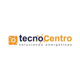 Logotipo de TecnoCentro con un icono de sol y texto "soluciones energéticas".
