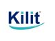 Logo mit blauem Schriftzug "Kilit" und geschwungenem türkisem Element darunter.