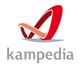 Kampedia-Logo mit stilisiertem, rotem und orangem "K" darüber.