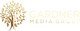 Gold tree logo with "GARDNER MEDIA GROUP" text to the right on a dark background.