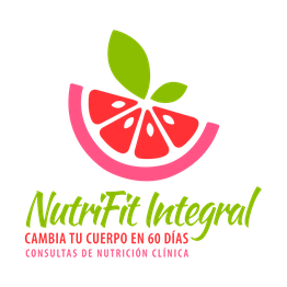 Logo de NutriFit Integral con una rodaja de sandía y texto promocional.