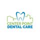 Logo of Center Point Dental Care with a tooth silhouette and city skyline.