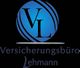 Logo des Versicherungsbüros Lehmann mit blauer Kugel und den Buchstaben VL.