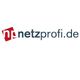 Logo mit Schriftzug "netzprofi.de" in dunkelblau und rotem Quadrat links.