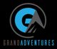 Logo with a stylized "G" and "A" forming a mountain, with "Grand Adventures" text below.