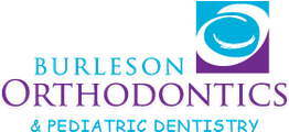 Logo for Burleson Orthodontics with a stylized smile design.