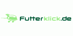 Logo von Futterklick.de mit grünem Einkaufswagen-Symbol und Schriftzug.