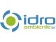 Logo di Idro Ambiente srl con grafica blu e verde.