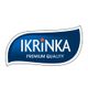 Blaues Logo mit dem Text "IKRINKA PREMIUM QUALITY" in weißer Schrift auf einer geschwungenen Form.