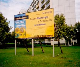 Bauschilder Dresden, Tafeln, Montagen