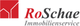 Logo von RoSchae Immobilienservice mit roten Hausumrissen.