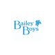 Blue "Bailey Boys" logo with a turtle graphic above the "y."