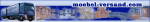 Lastwagen vor einer Skyline, oben steht "modellversand.com" auf blauem Hintergrund.
