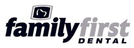 Family First Dental logo with a tooth icon above.