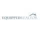 Logo of "EquippedRealtor" with a roof-like design above the text.