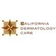 Logo of California Dermatology Care with a star design on the left.