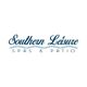 Southern Leisure Spas & Patio logo in stylized blue text on a white background.