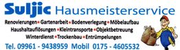 Suljic Hausmeisterservice: Renovierungen, Gartenarbeit, Winterdienst. Telefonnummern vorhanden.