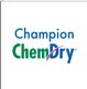 Champion Chem-Dry logo with stylized blue and green text and a purple arc.