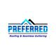 Logo of Preferred Roofing & Seamless Guttering with a stylized roof design.