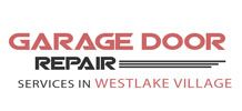 Logo for garage door repair services in Westlake Village.