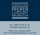 Karsten Pfeifer Fotostudio in München, Kontaktdaten für Produkt- und Porträtfotografie.
