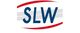 Logo mit den Buchstaben SLW, umgeben von roten und grauen Linien.
