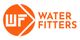 Logo arancione di Water Fitters con le iniziali "WF" all'interno di un cerchio.