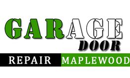"Garage Door Repair Maplewood logo in green, black, and white text."