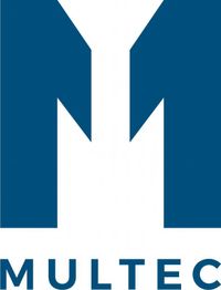 Blaues "M" über dem Wort "MULTEC" auf weißem Hintergrund.