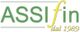 Logo di ASSIfin, con scritta verde e gialla "dal 1989".