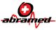 Logo mit Schriftzug "abramed", rotem Herzschlag und weißem Kreuz auf rotem Hintergrund.
