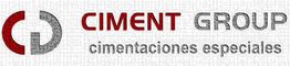 Logotipo de Ciment Group con el texto "cimentaciones especiales".