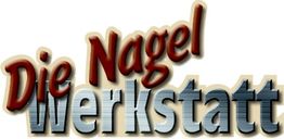 Text "Die Nagel Werkstatt" in stilisierter Schrift.