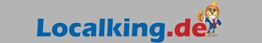 Text: "Localking.de" mit einem Löwen im Anzug, Daumen hoch. Hintergrund: grau.