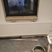 Schlechte Arbeit /Fensterbank über Heizkörper, nicht fertig