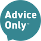 Teal circle with "Advice Only™" in white text.