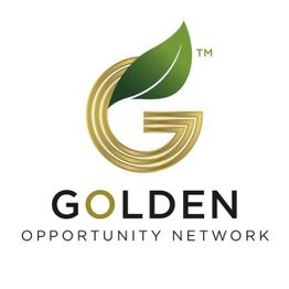 Golden Opportunity Network logo with a stylized "G" and green leaf.