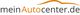 Logo mit Schriftzug "meinAutocenter.de" und stilisiertem Auto in Orange.