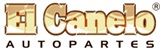 Logotipo de "El Canelo Autopartes" en letras doradas y mayúsculas.