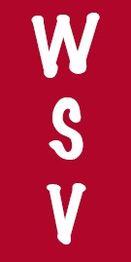 Weiße Buchstaben W, S, V vertikal auf rotem Hintergrund.