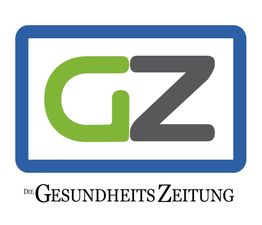 Logo mit grünem "G" und grauem "Z", darunter steht "Die Gesundheitszeitung".