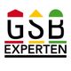 Logo mit Schriftzug "GSB Experten" und farbigen Elementen in Rot, Gelb und Grün darüber.