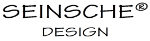Text: "SEINSCHE® DESIGN" in schwarzer Schrift auf weißem Hintergrund.