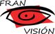 Logo con ojo rojo y negro. Texto: "Fran Visión".