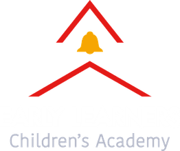 Logo of Early Learners Children's Academy with a bell and red roof icon.