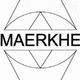 Ein Logo mit geometrischen Formen und dem Schriftzug "Maerkhe".