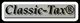Bild mit Logo "Classic-Tax®" in schwarzer Schrift auf grauem Hintergrund.