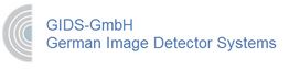 Logo von GIDS-GmbH, German Image Detector Systems, mit grauen und blauen Kreisen links.